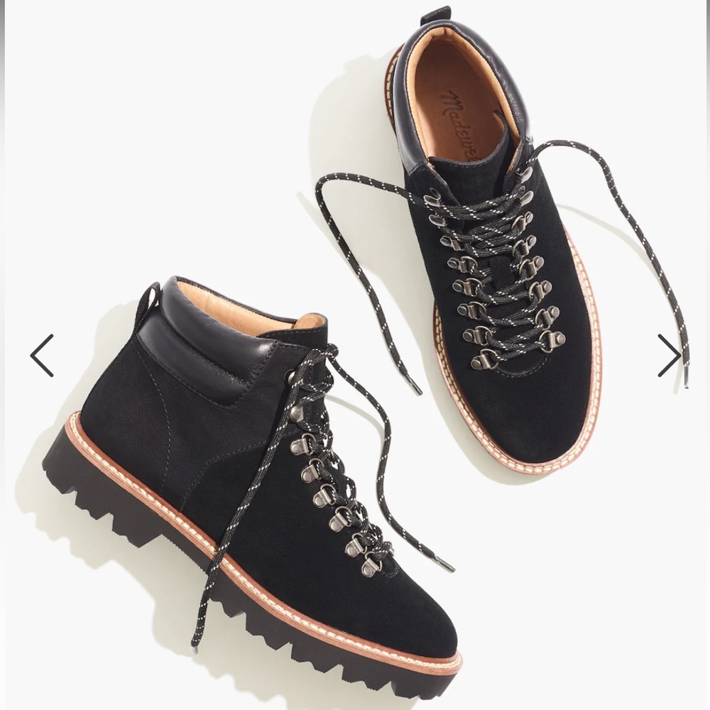 Madewell The Citywalk Lugsole Hiker Boot in Leather